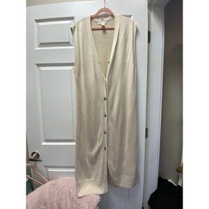 H&M Long Sweater Vest Sz XL